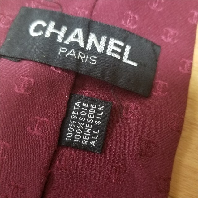 CHANEL(シャネル)のCHANEL　シルクネクタイ　難あり メンズのファッション小物(ネクタイ)の商品写真