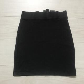 エイチアンドエム(H&M)のH＆M シンプル　タイトスカート　ブラック(ひざ丈スカート)