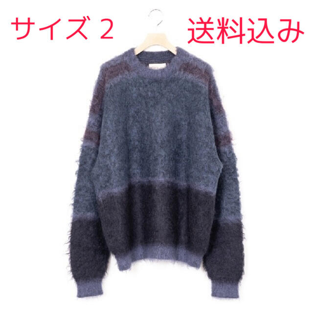 yoke 21aw Rothko Border Crew Neck ニット