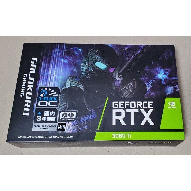 玄人志向 GeForce RTX3060Ti 未使用