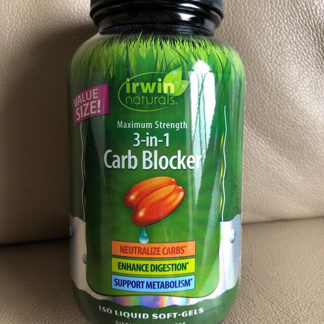 3-in-1 Carb Blocker カーボブロッカー Irwin Naturals社 3-in-1 Carb Blocker 3-in-1 カーブ ブロッカー 75粒入り 3-in-1カーボブロッカー