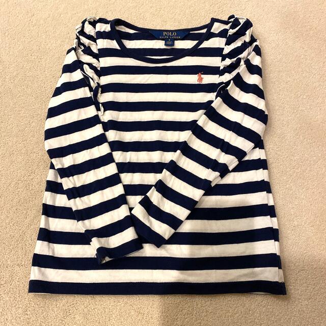 POLO RALPH LAUREN(ポロラルフローレン)のポロ ラルフローレン　ボーダーカットソー キッズ/ベビー/マタニティのキッズ服女の子用(90cm~)(Tシャツ/カットソー)の商品写真