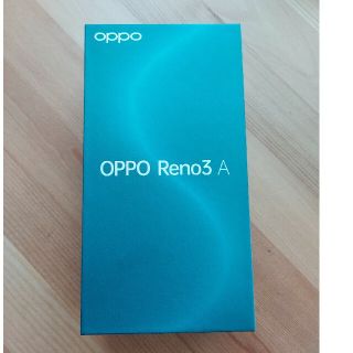 オッポ(OPPO)のOPPO Reno3A ホワイト 国内SIMフリー版(スマートフォン本体)