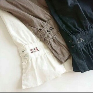 サマンサモスモス(SM2)のSM2 SA刺繍パンツ コットンリネン(カジュアルパンツ)