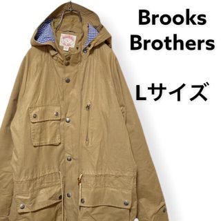 ブルックスブラザース(Brooks Brothers)のブルックスブラザーズ ナイロンジャケット ブルゾン Lサイズ ベージュ チェック(ナイロンジャケット)