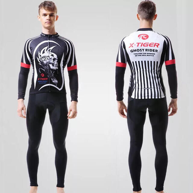 メンズ M サイクリングジャージ パッド入りパンツセット 冬保温 メンズ M サイクリングジャージ パッド入りパンツセット 冬保温