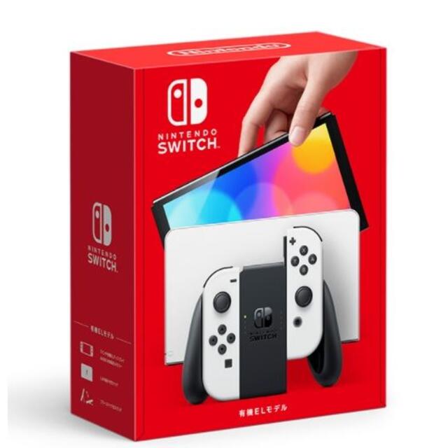 Nintendo Switch(ニンテンドースイッチ)のNintendo Switch 有機ELモデル ホワイト エンタメ/ホビーのゲームソフト/ゲーム機本体(携帯用ゲーム機本体)の商品写真