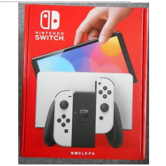 Nintendo Switch(ニンテンドースイッチ)のNintendo Switch 有機ELモデル ホワイト エンタメ/ホビーのゲームソフト/ゲーム機本体(携帯用ゲーム機本体)の商品写真