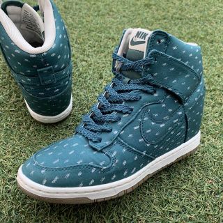 ナイキ(NIKE)の美品23 NIKE DUNK SKY HI ナイキ ダンク スカイハイ G665(スニーカー)