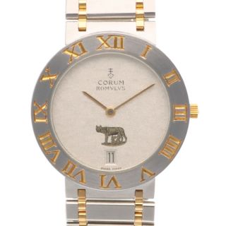 コルム(CORUM)の【中古】コルム CORUM 腕時計  ステンレススチール ロムルス(腕時計(アナログ))