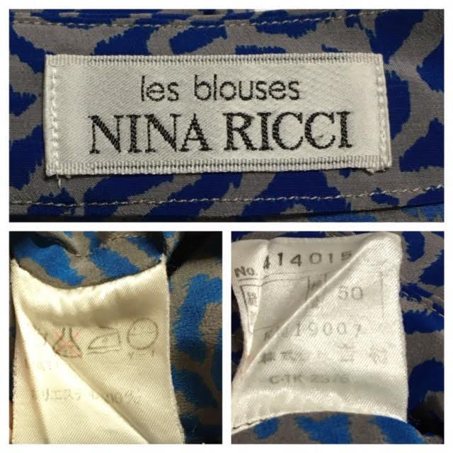 NINA RICCI(ニナリッチ)の極美品 NINA RICCI ボウタイ長袖ブラウス　20I309 レディースのトップス(シャツ/ブラウス(長袖/七分))の商品写真