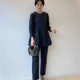 新品タグ付 バルーンセットアップ 黒 M Mila Owen