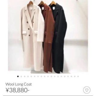 トゥデイフル(TODAYFUL)のトゥデイフル　Wool Long Coat ブラウン36(ロングコート)