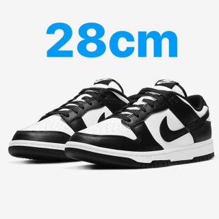 ナイキ(NIKE)のNIKE DUNK LOW RETRO  パンダ　WHITE/BLACK(スニーカー)