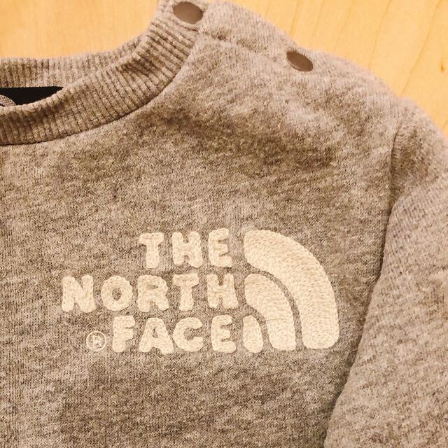 THE NORTH FACE(ザノースフェイス)の80 トレーナー　ノースフェイス キッズ/ベビー/マタニティのベビー服(~85cm)(トレーナー)の商品写真