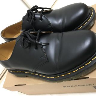 ドクターマーチン(Dr.Martens)の美品 Dr.Martens ドクターマーチン 3ホール ブーツ ブラック 送料込(ブーツ)