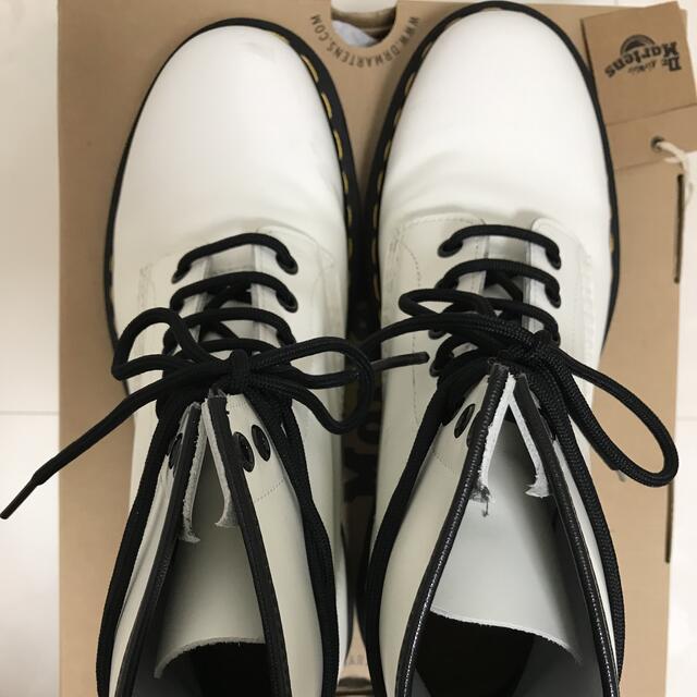 美品 Dr.Martens ドクターマーチン 8ホール ブーツ ホワイト 送料込