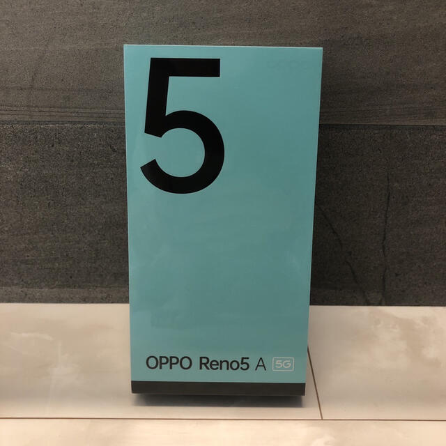 OPPO Reno5 A シルバーブラック 5%クーポン期間特価！