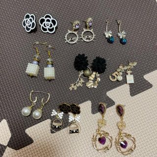 ハンドメイド　ピアス　9セット(ピアス)