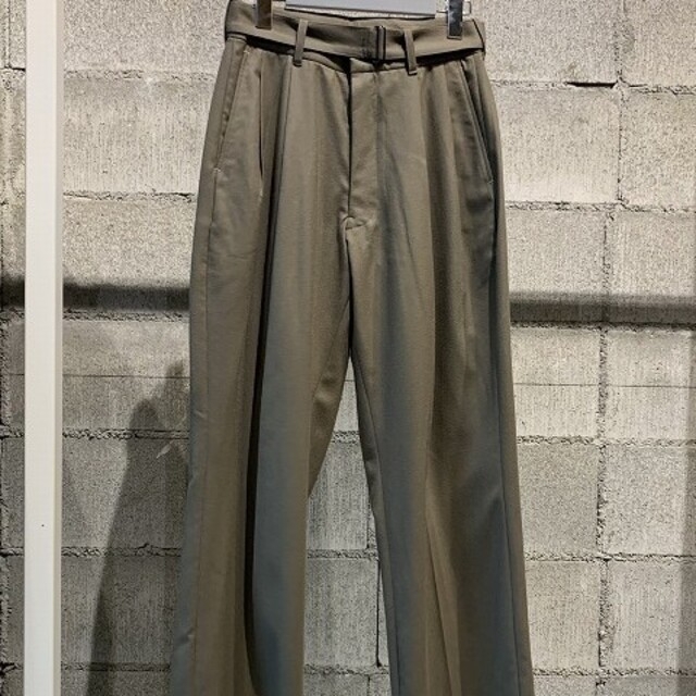 1LDK SELECT - yoke 完売品BELTED 2TUCK WIDE TROUSERSの通販 by こう