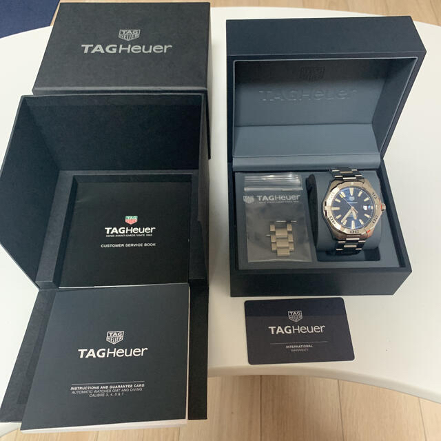 タグホイヤー TAG HEUER WAK2180 アクアレーサー キャリバー5 自動巻き メンズ _764989