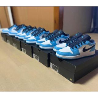 ナイキ(NIKE)のJORDAN 1 LOW "UNIVERSITY BLUE"(スニーカー)