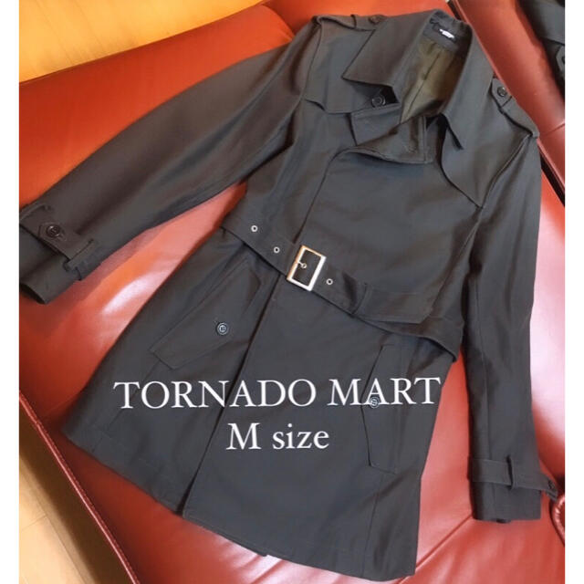 極美品/大人気】TORNADO MART トレンチコート【M/グレー】-