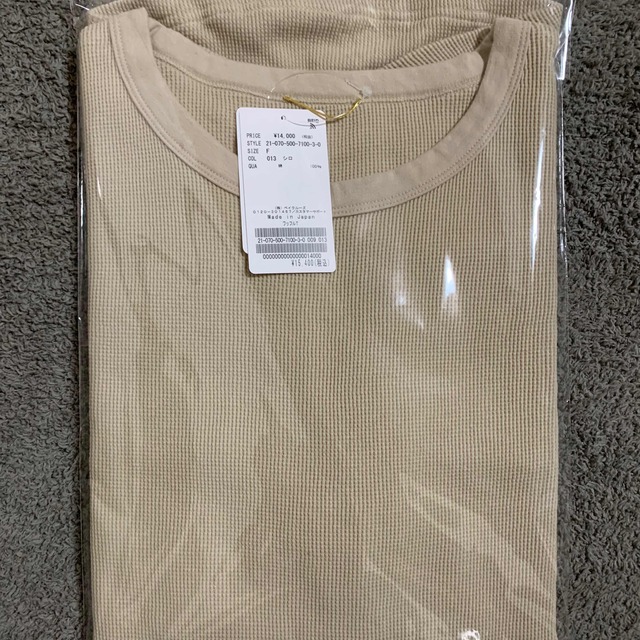 DEUXIEME CLASSE(ドゥーズィエムクラス)のワッフルTシャツ メンズのトップス(Tシャツ/カットソー(七分/長袖))の商品写真