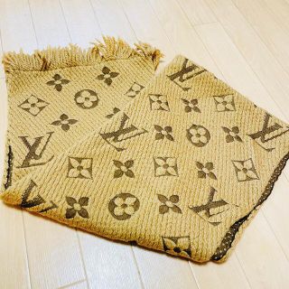 ルイヴィトン(LOUIS VUITTON)のルイヴィトン エシャルプ ロゴマニア マフラー LV シルク ウール(マフラー/ショール)