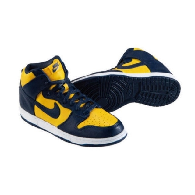 BANDAI(バンダイ)のNIKE DUNK HIGH Michigan Navy/Yellow エンタメ/ホビーのコレクション(その他)の商品写真