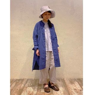 ネストローブ(nest Robe)のネストローブ♡UpcycleLino リネンコットンチュニック(チュニック)