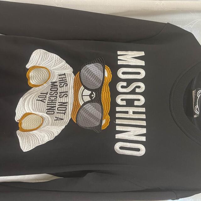 MOSCHINO モスキーノ スウェット クマ ロゴ 熊 ブラック 黒 トレーナ