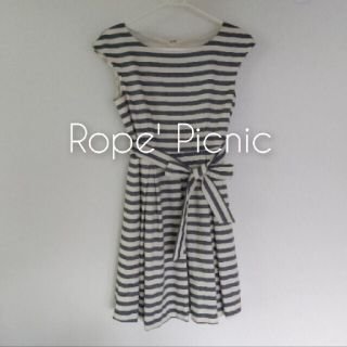 ロペピクニック(Rope' Picnic)のよよるる様専用＊ロペピクニックのボーダーワンピ(ひざ丈ワンピース)