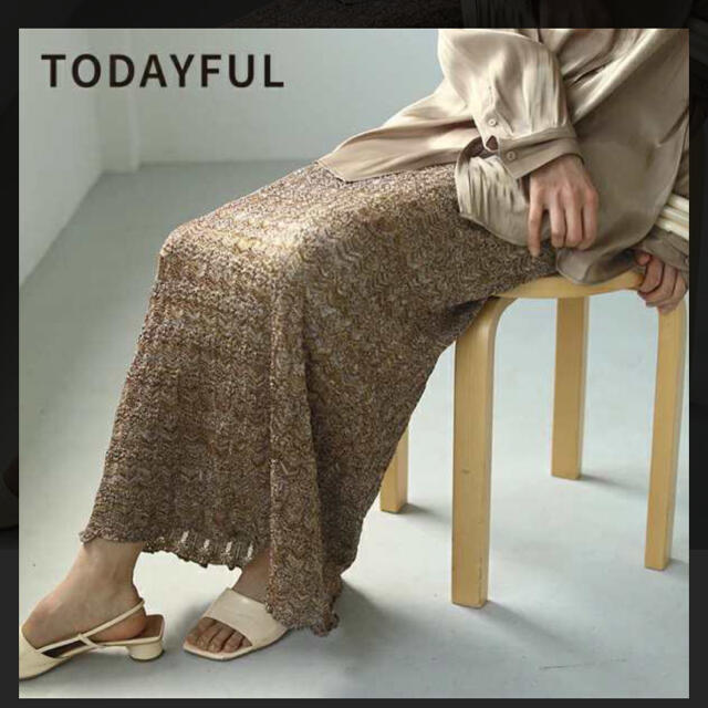 65%OFF【送料無料】 TODAYFUL - Skirt　レースペンシルスカート Pencil Lace TODAYFUL ロングスカート