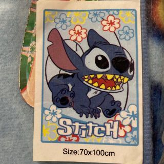 スティッチ(STITCH)の送料込み　膝掛け　リロ＆スティッチ　Stitch (キャラクターグッズ)