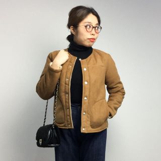 アーバンリサーチ(URBAN RESEARCH)の【超美品】アーバンリサーチ フォーク&スプーン ムートン ボア アウター(ブルゾン)