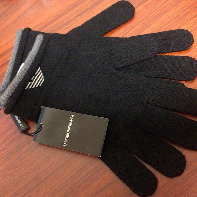 Emporio Armani(エンポリオアルマーニ)のエンポリオアルマーニ　手袋　未使用 メンズのファッション小物(手袋)の商品写真