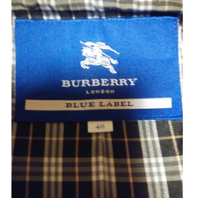 BURBERRY BLUE LABEL(バーバリーブルーレーベル)の【新品同様】BURBERRYブルーレーベル　ウールコート レディースのジャケット/アウター(その他)の商品写真