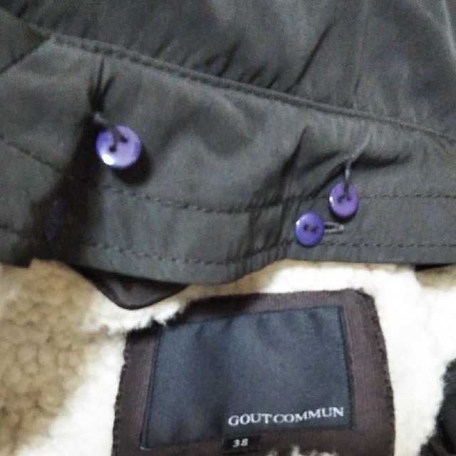 GOUT COMMUN(グーコミューン)のモッズ風コート　メイソングレイ　ビッキー　ドロワットロートレアモン好きな方にも レディースのジャケット/アウター(モッズコート)の商品写真