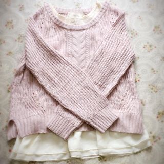 ページボーイ(PAGEBOY)のゆなさま専用♡限定値下げ♡極美品♡ページボーイ インナー付き ニット♡(ニット/セーター)