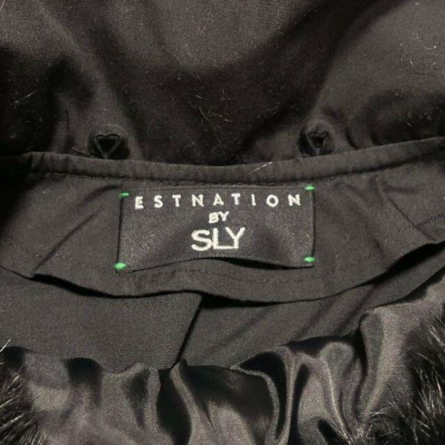 SLY(スライ)のSLY スライ モッズコート  裏地総毛皮 美品 レディースのジャケット/アウター(モッズコート)の商品写真