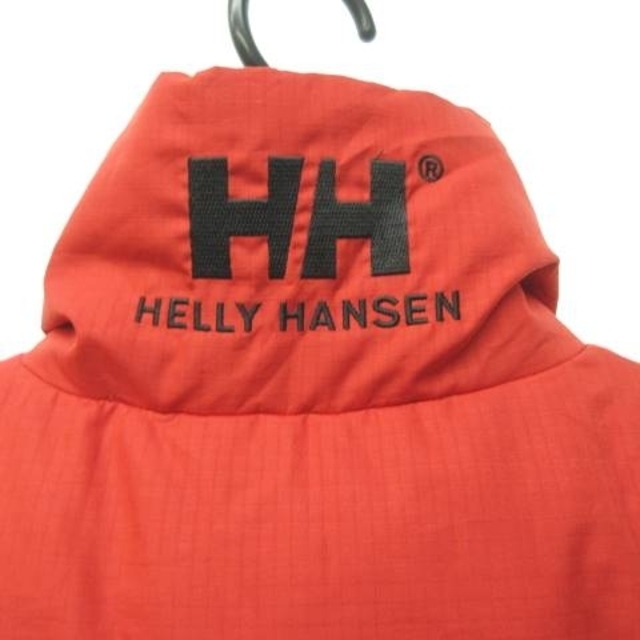 HELLY HANSEN(ヘリーハンセン)のヘリーハンセン ダウンベスト ジャケット ロゴ ジップアップ 赤 S メンズのジャケット/アウター(ダウンベスト)の商品写真