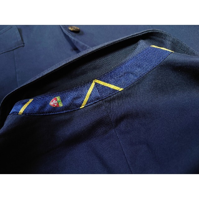 Ralph Lauren(ラルフローレン)のPOLO RALPH LAUREN コットン ジャケット ブレザー M ネイビー メンズのジャケット/アウター(テーラードジャケット)の商品写真