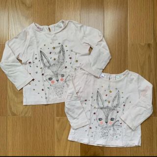 ザラキッズ(ZARA KIDS)のZara Baby トップス　2点セット　姉妹　お揃い　80 95(Tシャツ/カットソー)