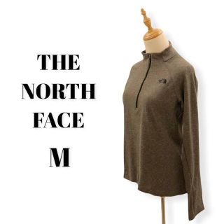 ザノースフェイス(THE NORTH FACE)のTHE NORTH FACE ザノースフェイス ハーフジッパーカットソー 刺繍(カットソー(長袖/七分))