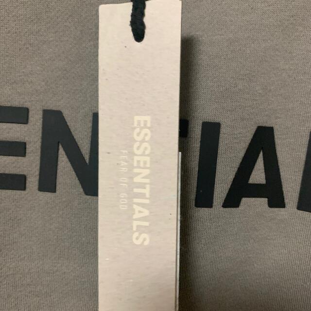 essentials パーカー　M fear of god グレー　ブラック 2