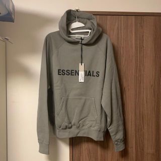 エッセンシャル(Essential)のessentials パーカー　M fear of god グレー　ブラック(パーカー)