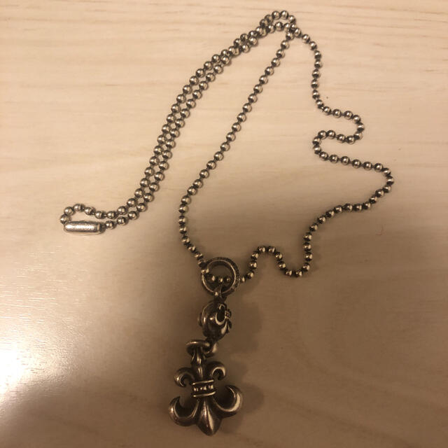 Chrome Hearts(クロムハーツ)のクロムハーツ　ワンボール　フレア　ネックレス メンズのアクセサリー(ネックレス)の商品写真