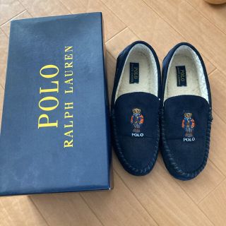 ポロラルフローレン(POLO RALPH LAUREN)のポロベア　モカシン24.5〜25センチ(スリッポン/モカシン)