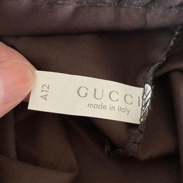 入園入学祝い 麦わら帽子 ビジュー付 GUCCI グッチ ストローハット